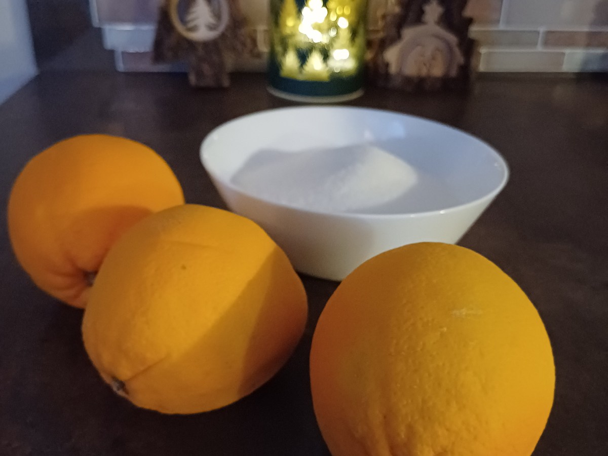Orangen-Melissen-Zucker 🧡